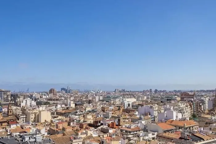 Framed Print : Aerial drone photo of the city centre of the Spanish city of Valencia in the Summer time showing an aerial view of Framed Print : Aerial drone photo of the city centre of the Spanish city of Valencia in the Summer time showing an aerial view of