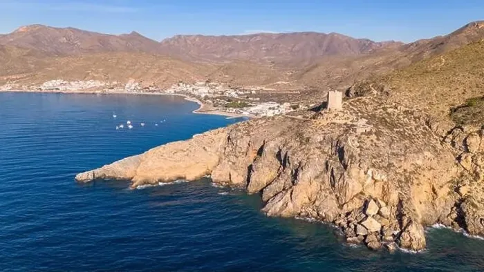 Framed Print : Aerial drone photo of the coastal town named La Azohia in the Costa Calida, Spain Framed Print : Aerial drone photo of the coastal town named La Azohia in the Costa Calida, Spain