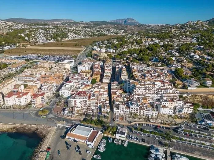 Framed Print : Aerial drone photo of the coastal town named Moraira. Moraira is located at the Costa Blanca in Spain Framed Print : Aerial drone photo of the coastal town named Moraira. Moraira is located at the Costa Blanca in Spain