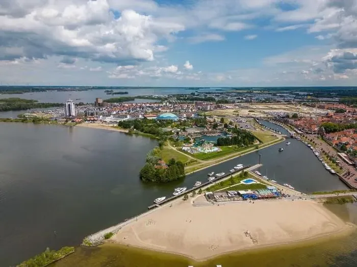 Framed Print : Aerial drone photo of the dolfinarium in Harderwijk, the Netherlands Framed Print : Aerial drone photo of the dolfinarium in Harderwijk, the Netherlands