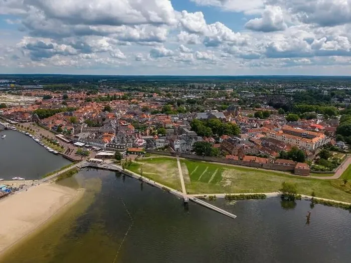 Framed Print : Aerial drone photo of the dutch town Harderwijk. Harderwijk is located at the Gooimeer in Gelderland, the Netherlands Framed Print : Aerial drone photo of the dutch town Harderwijk. Harderwijk is located at the Gooimeer in Gelderland, the Netherlands