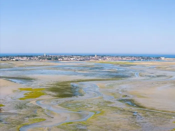 Framed Print : Aerial drone photo of the Guerande Salt Marshes in Bretagne, France Framed Print : Aerial drone photo of the Guerande Salt Marshes in Bretagne, France