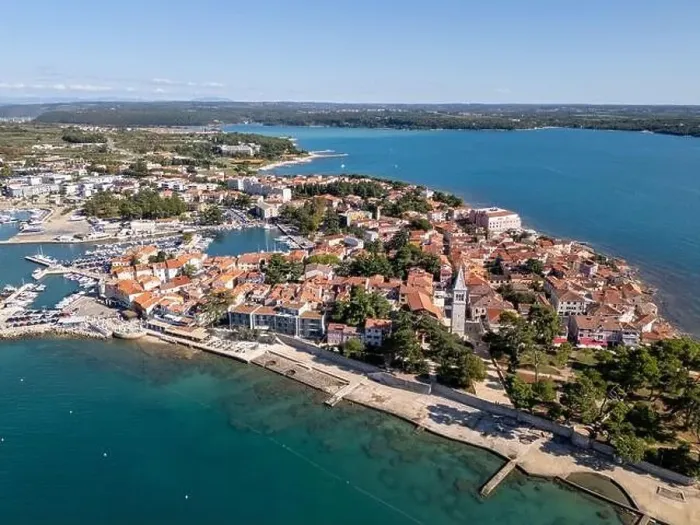 Framed Print : Aerial drone photo of Novigrad. Novigrad is a very touristic town at the Adriatic sea in the region of Istria, Croatia Framed Print : Aerial drone photo of Novigrad. Novigrad is a very touristic town at the Adriatic sea in the region of Istria, Croatia