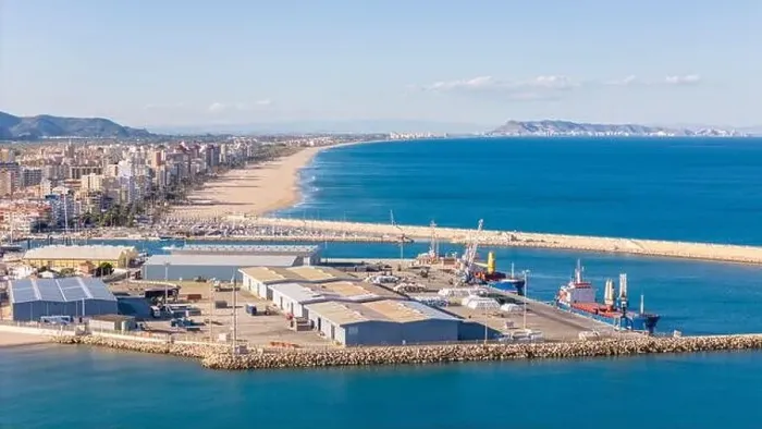 Framed Print : Aerial drone photo of the Port of Gandia Framed Print : Aerial drone photo of the Port of Gandia