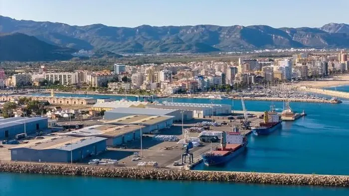 Framed Print : Aerial drone photo of the Port of Gandia Framed Print : Aerial drone photo of the Port of Gandia