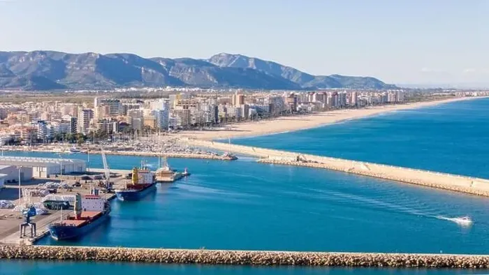 Framed Print : Aerial drone photo of the Port of Gandia Framed Print : Aerial drone photo of the Port of Gandia