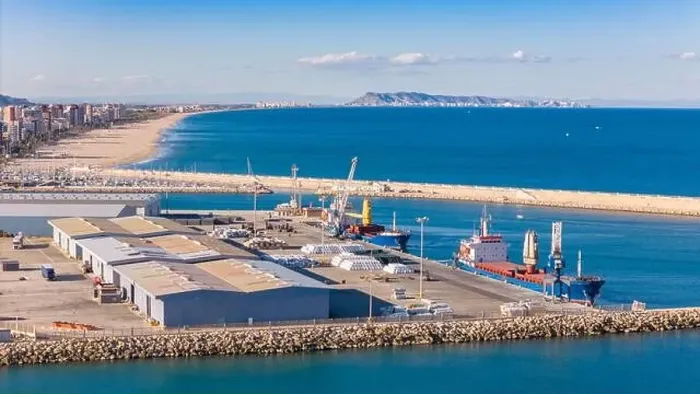 Framed Print : Aerial drone photo of the Port of Gandia Framed Print : Aerial drone photo of the Port of Gandia