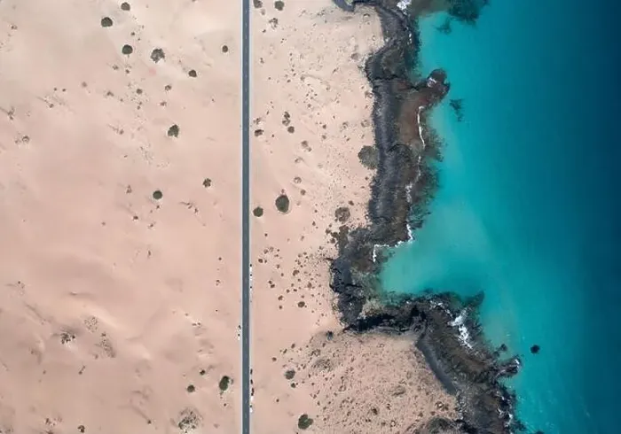Framed Print : Aerial Drone Photo of Road Framed Print : Aerial Drone Photo of Road