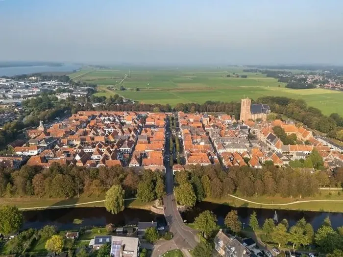 Framed Print : Aerial drone photo of the small city named Elburg. Elburg is a fortified town with a lot of history in the Netherlands Framed Print : Aerial drone photo of the small city named Elburg. Elburg is a fortified town with a lot of history in the Netherlands