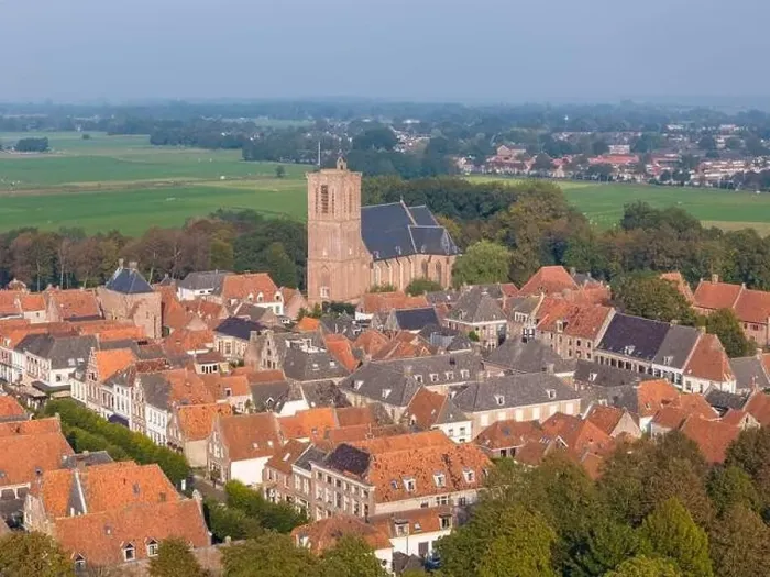 Framed Print : Aerial drone photo of the small city named Elburg. Elburg is a fortified town with a lot of history in the Netherlands Framed Print : Aerial drone photo of the small city named Elburg. Elburg is a fortified town with a lot of history in the Netherlands