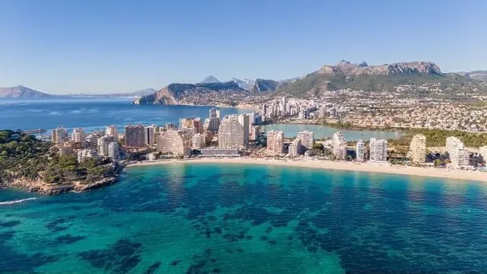 Framed Print : Aerial drone photo of the Spanish coastal town named Calpe in the Costa Blanca Framed Print : Aerial drone photo of the Spanish coastal town named Calpe in the Costa Blanca