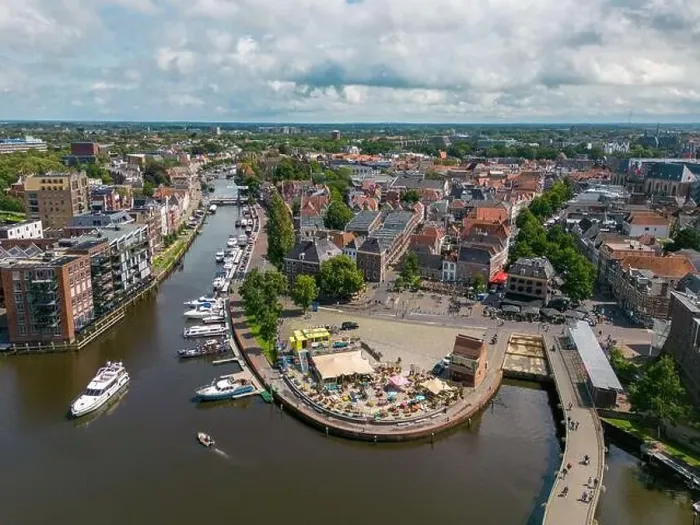 Framed Print : Aerial drone photo of Zwolle, a city in Overijssel the Netherlands Framed Print : Aerial drone photo of Zwolle, a city in Overijssel the Netherlands