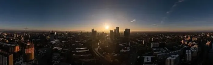 Framed Print : Aerial drone shot across Manchester shot from the west looking east at Deansgate Square, Manchester, UK Framed Print : Aerial drone shot across Manchester shot from the west looking east at Deansgate Square, Manchester, UK