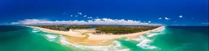 Framed Print : Aerial drone view of beach and Currimundi Lake, Caloundra, Sunshine Coast, Queensland, Australia Framed Print : Aerial drone view of beach and Currimundi Lake, Caloundra, Sunshine Coast, Queensland, Australia