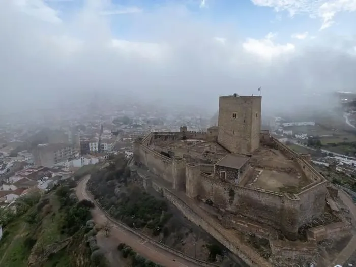 Framed Print : aerial drone view of the castle of Alcaudete in the province of Jaén, Spain Framed Print : aerial drone view of the castle of Alcaudete in the province of Jaén, Spain