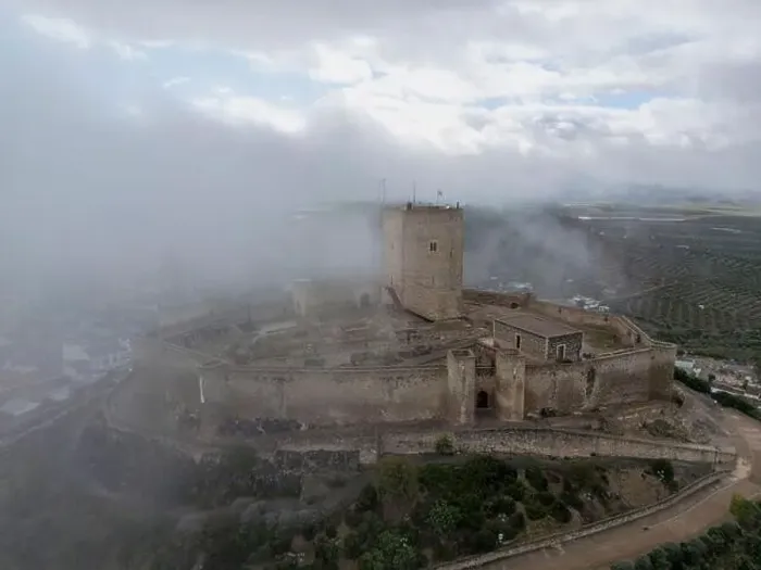 Framed Print : aerial drone view of the castle of Alcaudete in the province of Jaén, Spain Framed Print : aerial drone view of the castle of Alcaudete in the province of Jaén, Spain