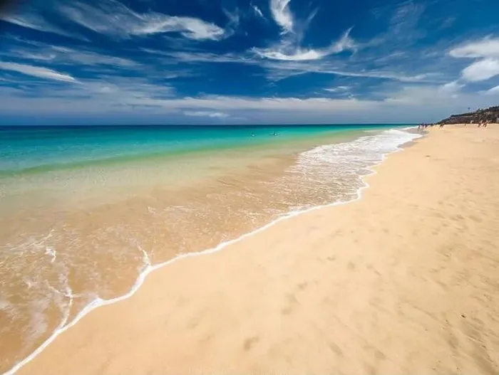 Framed Print : Aerial drone view of Costa Calma beach during the sunset, Fuerteventura, Canary Islands, Spain Framed Print : Aerial drone view of Costa Calma beach during the sunset, Fuerteventura, Canary Islands, Spain