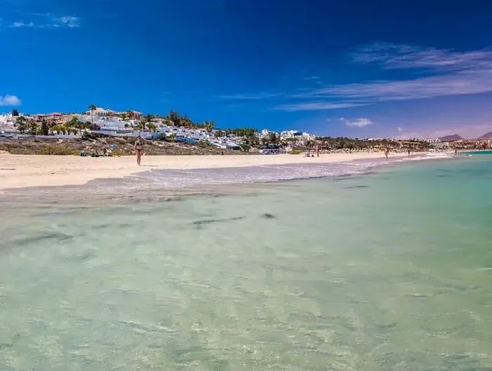 Framed Print : Aerial drone view of Costa Calma beach during the sunset, Fuerteventura, Canary Islands, Spain Framed Print : Aerial drone view of Costa Calma beach during the sunset, Fuerteventura, Canary Islands, Spain