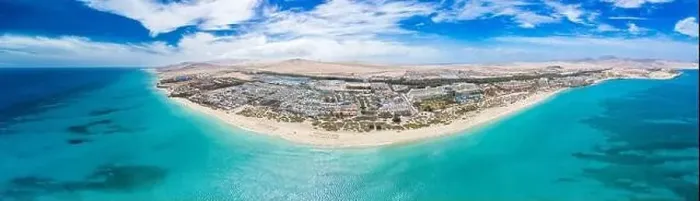Framed Print : Aerial drone view of Costa Calma beach during the sunset, Fuerteventura, Canary Islands, Spain Framed Print : Aerial drone view of Costa Calma beach during the sunset, Fuerteventura, Canary Islands, Spain
