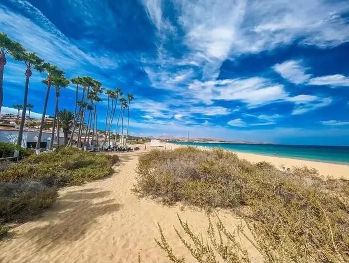 Framed Print : Aerial drone view of Costa Calma beach during the sunset, Fuerteventura, Canary Islands, Spain Framed Print : Aerial drone view of Costa Calma beach during the sunset, Fuerteventura, Canary Islands, Spain