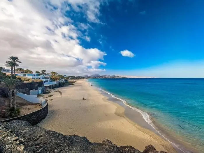 Framed Print : Aerial drone view of Costa Calma beach during the sunset, Fuerteventura, Canary Islands, Spain Framed Print : Aerial drone view of Costa Calma beach during the sunset, Fuerteventura, Canary Islands, Spain