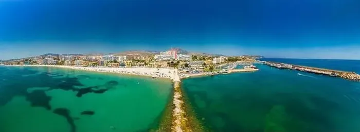 Framed Print : Aerial drone view of La Vila Joiosa Villajoyosa, Province of Alicante, Costa Blanca, Spain Framed Print : Aerial drone view of La Vila Joiosa Villajoyosa, Province of Alicante, Costa Blanca, Spain