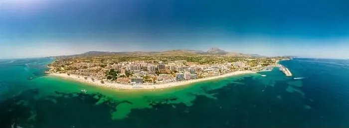 Framed Print : Aerial drone view of La Vila Joiosa Villajoyosa, Province of Alicante, Costa Blanca, Spain Framed Print : Aerial drone view of La Vila Joiosa Villajoyosa, Province of Alicante, Costa Blanca, Spain