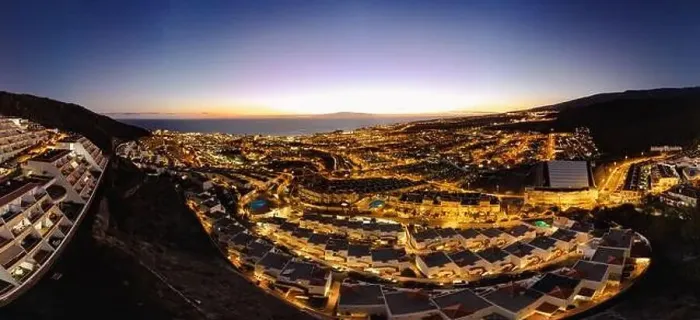 Framed Print : Aerial drone view with Las Americas beach at Costa Adeje, Tenerife, Canary Framed Print : Aerial drone view with Las Americas beach at Costa Adeje, Tenerife, Canary
