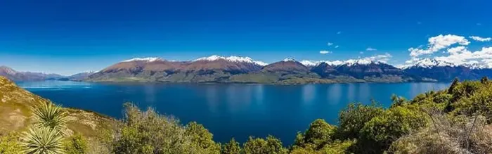 Framed Print : Aerial drone view of north side of Lake Wanaka at Makarora, South Island, New Zealand Framed Print : Aerial drone view of north side of Lake Wanaka at Makarora, South Island, New Zealand