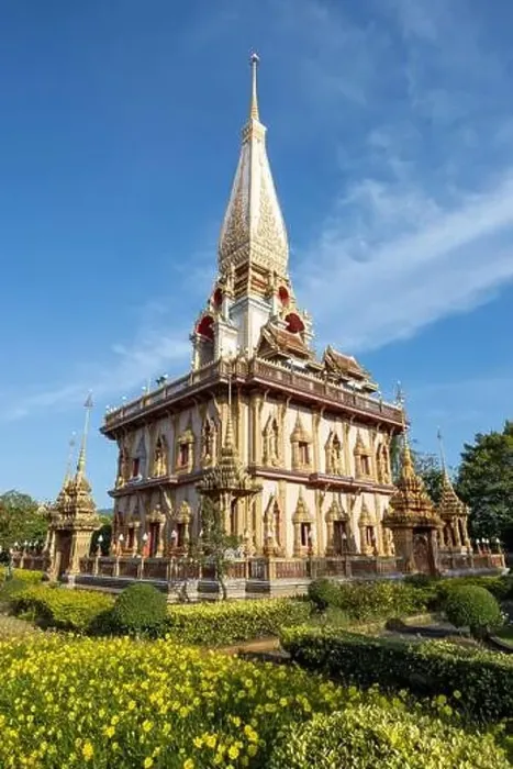 Framed Print : Aerial drone view of Wat Chalong a Thai buddhist temple located in Phuket, Thailand Framed Print : Aerial drone view of Wat Chalong a Thai buddhist temple located in Phuket, Thailand