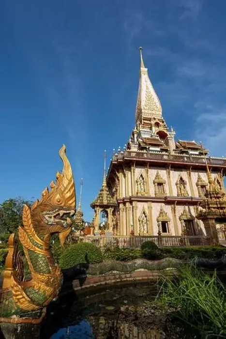 Framed Print : Aerial drone view of Wat Chalong a Thai buddhist temple located in Phuket, Thailand Framed Print : Aerial drone view of Wat Chalong a Thai buddhist temple located in Phuket, Thailand