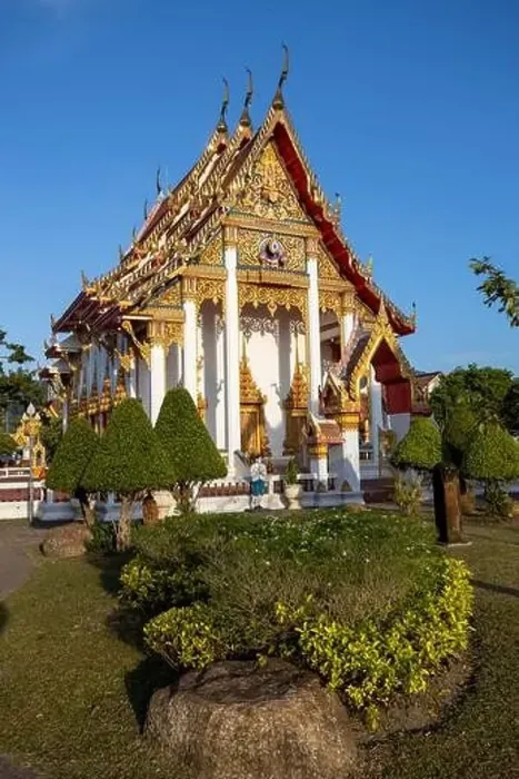 Framed Print : Aerial drone view of Wat Chalong a Thai buddhist temple located in Phuket, Thailand Framed Print : Aerial drone view of Wat Chalong a Thai buddhist temple located in Phuket, Thailand