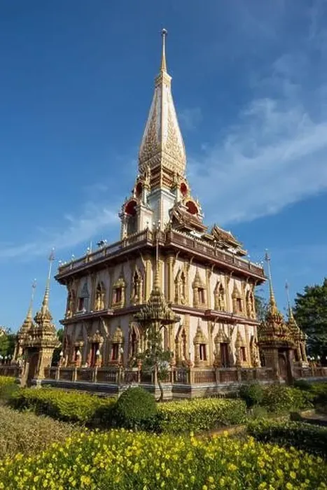 Framed Print : Aerial drone view of Wat Chalong a Thai buddhist temple located in Phuket, Thailand Framed Print : Aerial drone view of Wat Chalong a Thai buddhist temple located in Phuket, Thailand