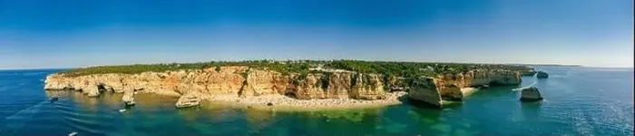 Framed Print : Aerial drone views of Praia da Marinha and Malhada do Baraco - beaches in Algarve, Portugal Framed Print : Aerial drone views of Praia da Marinha and Malhada do Baraco - beaches in Algarve, Portugal
