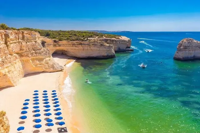 Framed Print : Aerial drone views of Praia da Marinha and Malhada do Baraco - beaches in Algarve, Portugal Framed Print : Aerial drone views of Praia da Marinha and Malhada do Baraco - beaches in Algarve, Portugal