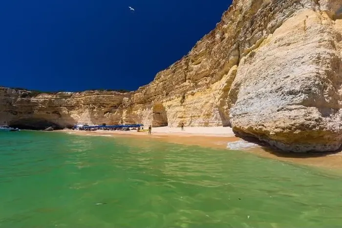 Framed Print : Aerial drone views of Praia da Marinha and Malhada do Baraco - beaches in Algarve, Portugal Framed Print : Aerial drone views of Praia da Marinha and Malhada do Baraco - beaches in Algarve, Portugal