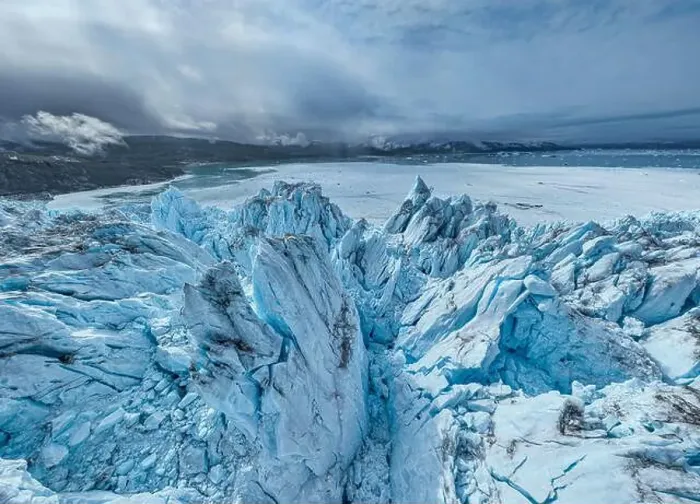 Framed Print : Aerial of the Eqi glacier, Western Greenland, Denmark, Polar Regions Framed Print : Aerial of the Eqi glacier, Western Greenland, Denmark, Polar Regions