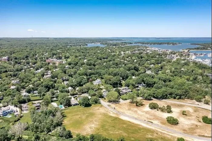 Framed Print : aerial image of havens beach area, sag harbor village and beyond Framed Print : aerial image of havens beach area, sag harbor village and beyond