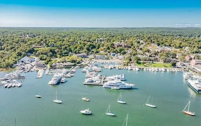Framed Print : Aerial image of Sag Harbor, NY Framed Print : Aerial image of Sag Harbor, NY