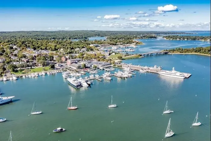 Framed Print : Aerial image of Sag Harbor, NY Framed Print : Aerial image of Sag Harbor, NY