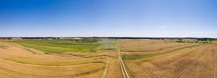 Framed Print : Aerial landscape with beautiful summer fields. Summer drone field landscape. European fields Framed Print : Aerial landscape with beautiful summer fields. Summer drone field landscape. European fields