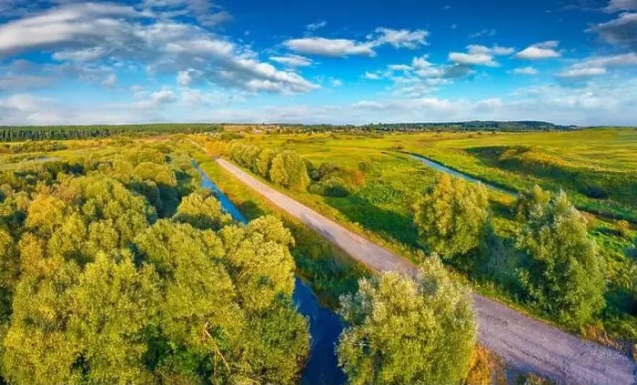 Framed Print : Aerial landscape photography. Amazing summer view of Seret river Framed Print : Aerial landscape photography. Amazing summer view of Seret river