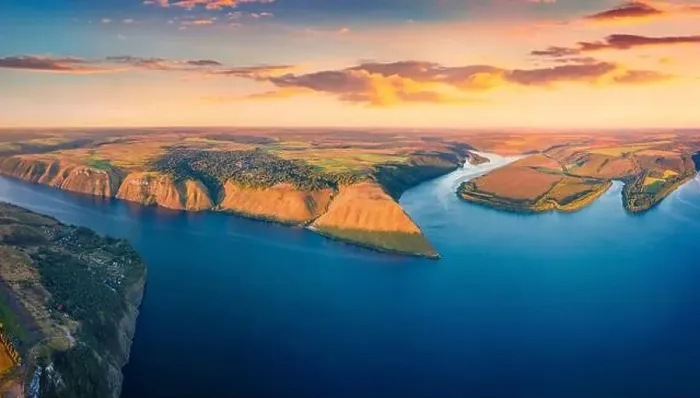 Framed Print : Aerial landscape photography. Attractive morning view from flying drone of Bakotska Bay Framed Print : Aerial landscape photography. Attractive morning view from flying drone of Bakotska Bay