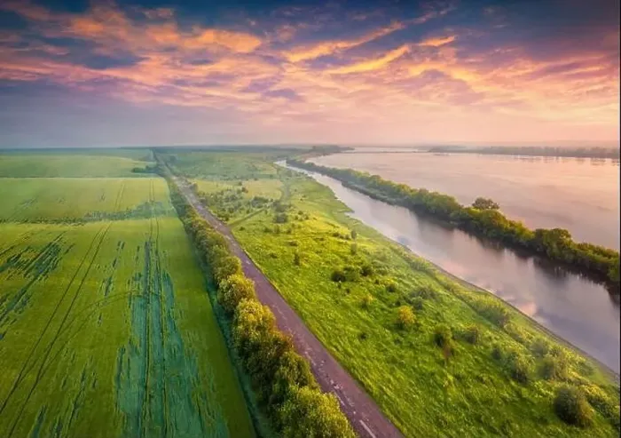 Framed Print : Aerial landscape photography. Stunning morning view from flying drone of Plotycha lake Framed Print : Aerial landscape photography. Stunning morning view from flying drone of Plotycha lake