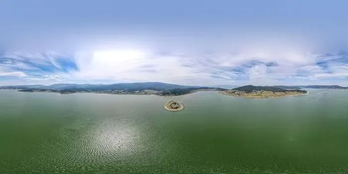 Framed Print : Aerial panorama of Batak Reservoir, Pazardzhik Region, Bulgaria Framed Print : Aerial panorama of Batak Reservoir, Pazardzhik Region, Bulgaria