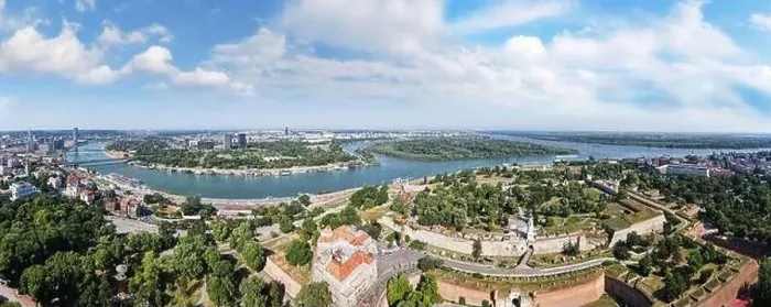 Framed Print : Aerial panorama of Belgrade, capital of Serbia Framed Print : Aerial panorama of Belgrade, capital of Serbia