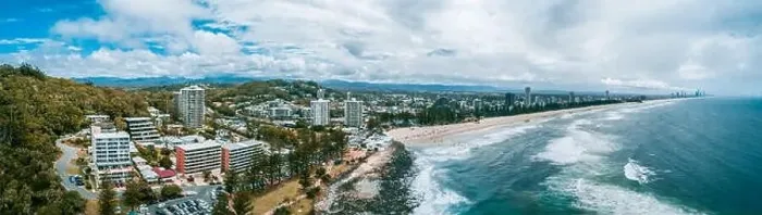Framed Print : Aerial panorama of Burleigh Heads ocean coastline. Gold Coast, Queensland, Australia Framed Print : Aerial panorama of Burleigh Heads ocean coastline. Gold Coast, Queensland, Australia