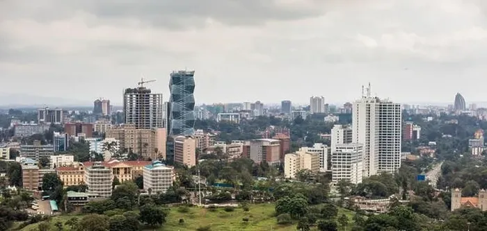 Framed Print : Aerial panorama of downtown Nairobi and the Kilimani area of Nairobi, Kenya Framed Print : Aerial panorama of downtown Nairobi and the Kilimani area of Nairobi, Kenya