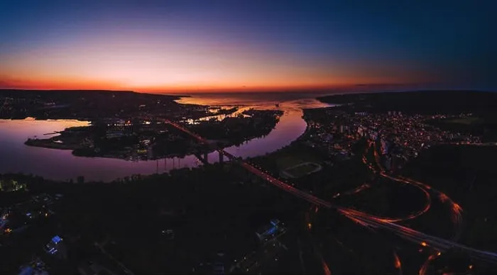 Framed Print : Aerial panorama drone view of Asparuhov bridge and Varna city, Bulgaria Framed Print : Aerial panorama drone view of Asparuhov bridge and Varna city, Bulgaria