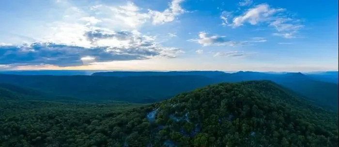 Framed Print : An aerial panorama of Duncan Knob and the Massanutten Range Framed Print : An aerial panorama of Duncan Knob and the Massanutten Range
